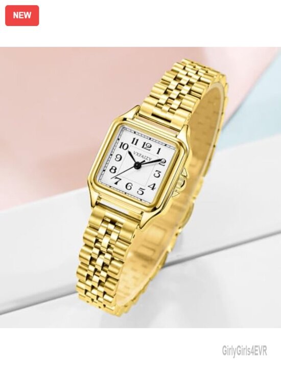 Women\'s Dainty Square Watch with Arabic Numerals Dress Quartz Watch main image 6